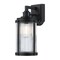 Westinghouse Fixture Wall Outdoor 60W Motion Snsr Armin, Textured Black Clear Ribbed Glass 6120600 - alternate 8